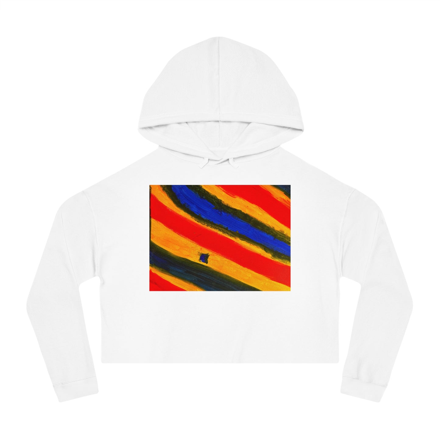 Family Paint Cropped Hooded Sweatshirt 1