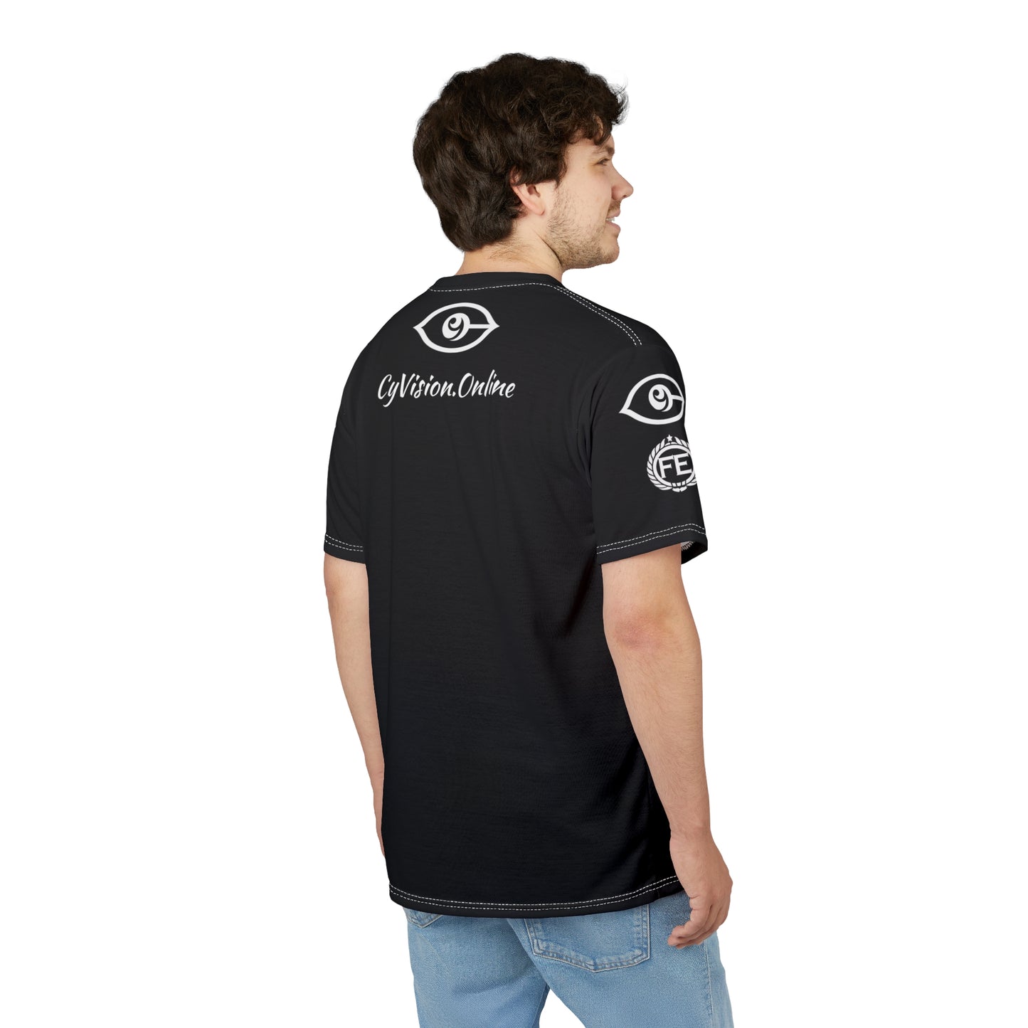 Cymarshall Law & Slimline Mutha - Unisex Cut & Sew Tee - Peaceful Warrior 2: Raw Self Expression Tshirt for Creative Souls