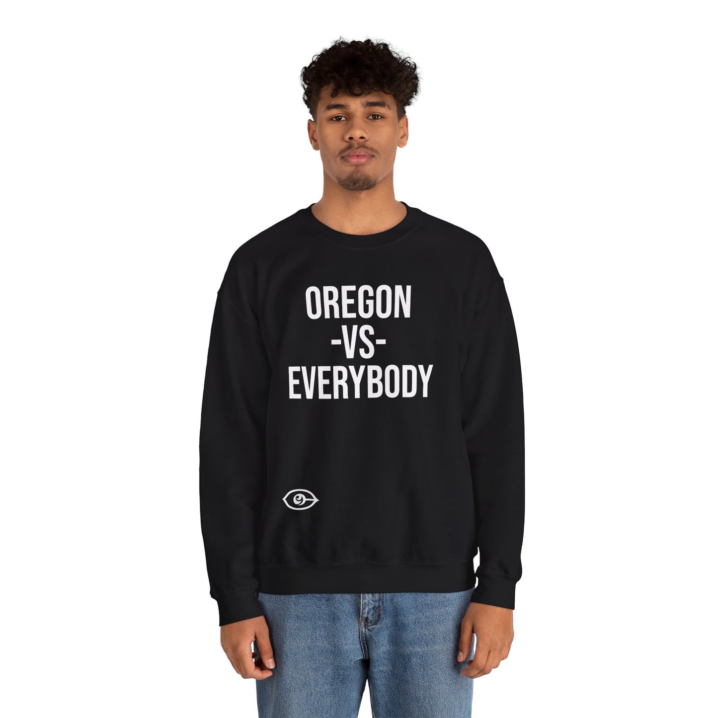 Oregon -VS - Everybody Unisex Heavy Blend™ Crewneck Sweatshirt