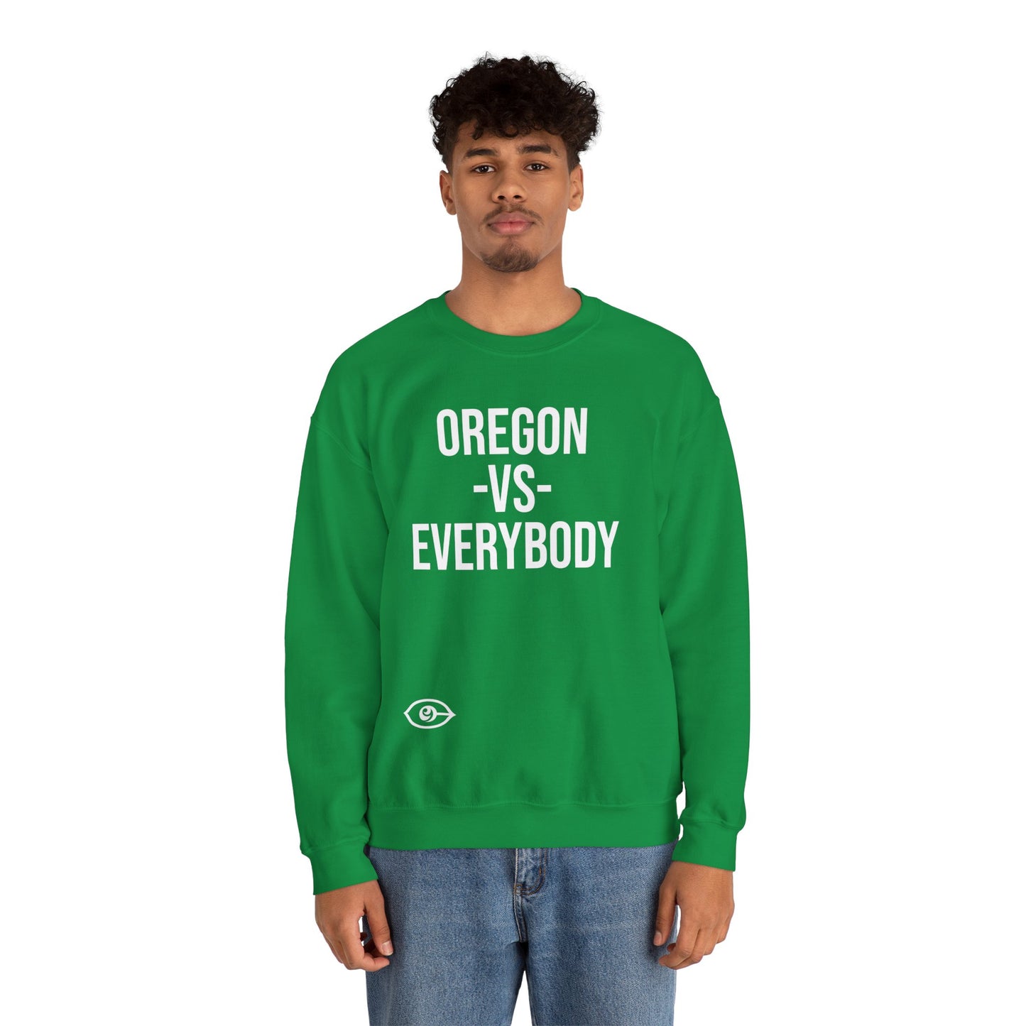 Oregon -VS - Everybody Unisex Heavy Blend™ Crewneck Sweatshirt