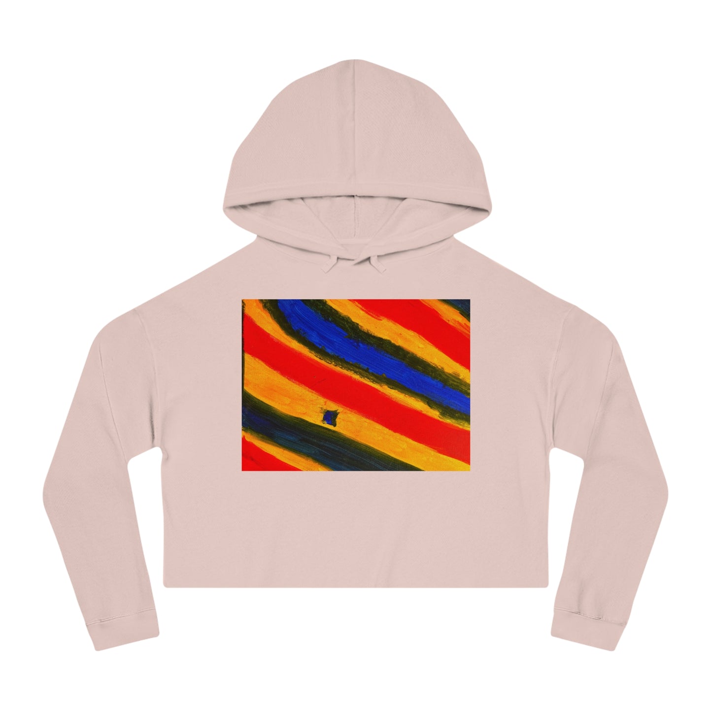 Family Paint Cropped Hooded Sweatshirt 1