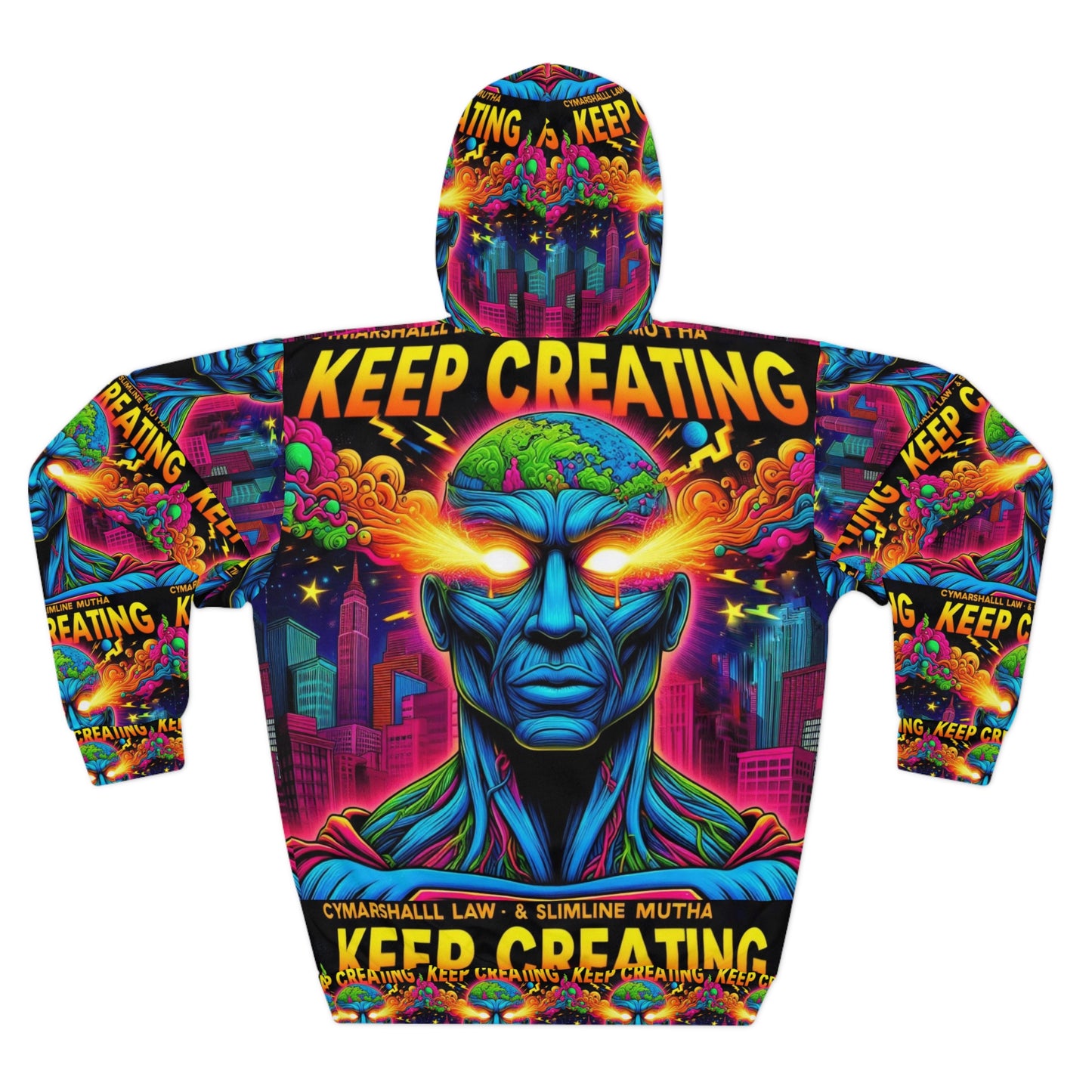 KEEP CREATING - Unisex Pullover Hoodie (AOP)