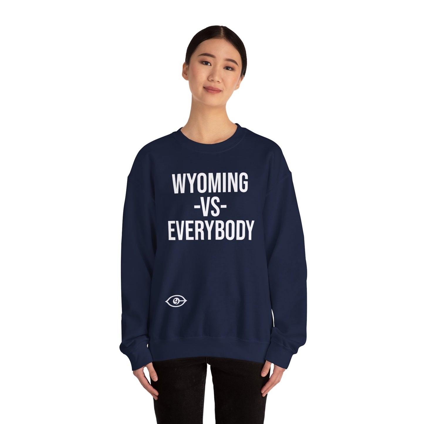 Wyoming -VS - Everybody Unisex Heavy Blend™ Crewneck Sweatshirt