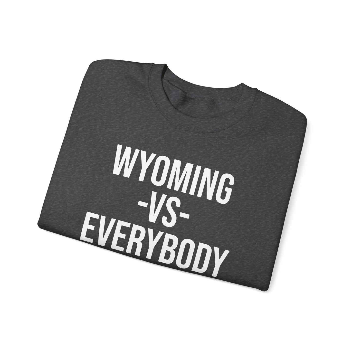 Wyoming -VS - Everybody Unisex Heavy Blend™ Crewneck Sweatshirt