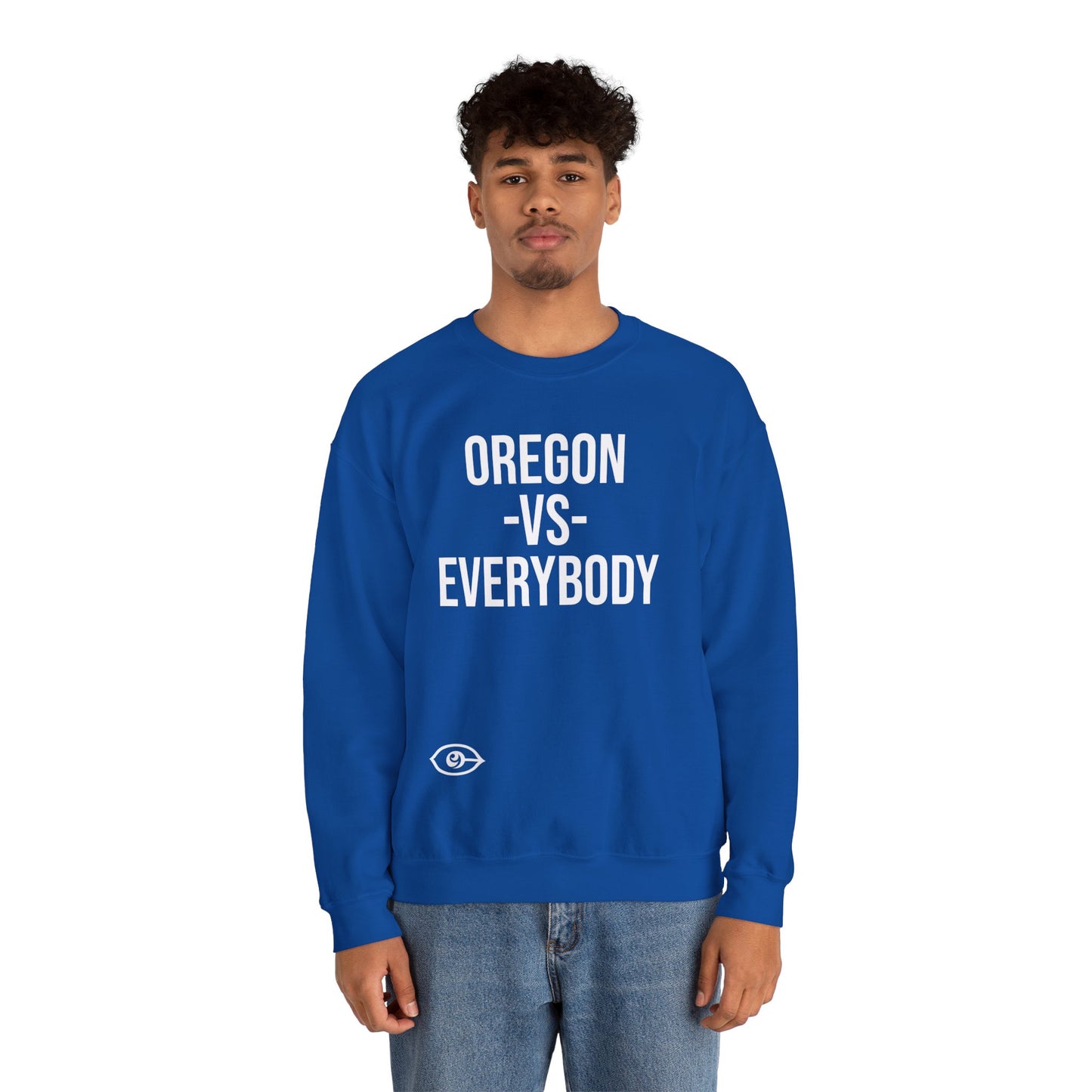 Oregon -VS - Everybody Unisex Heavy Blend™ Crewneck Sweatshirt