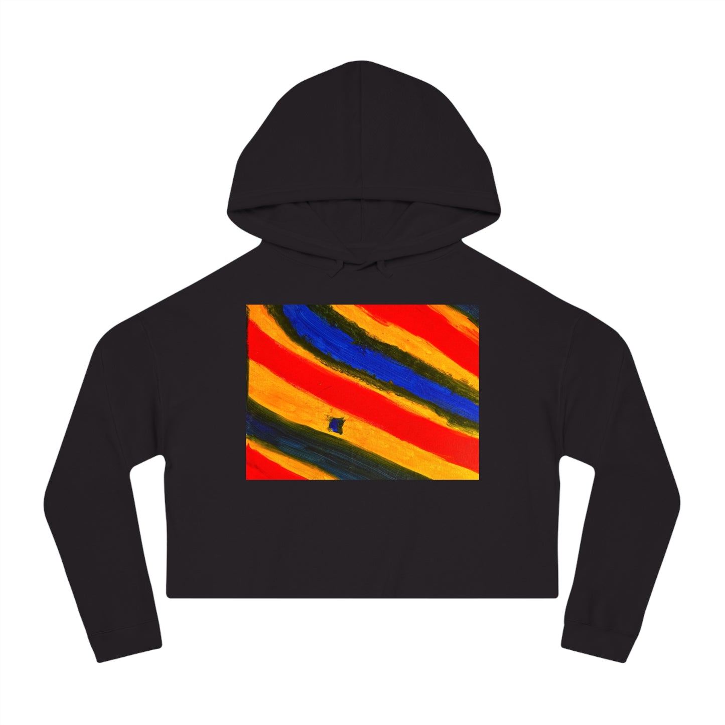 Family Paint Cropped Hooded Sweatshirt 1