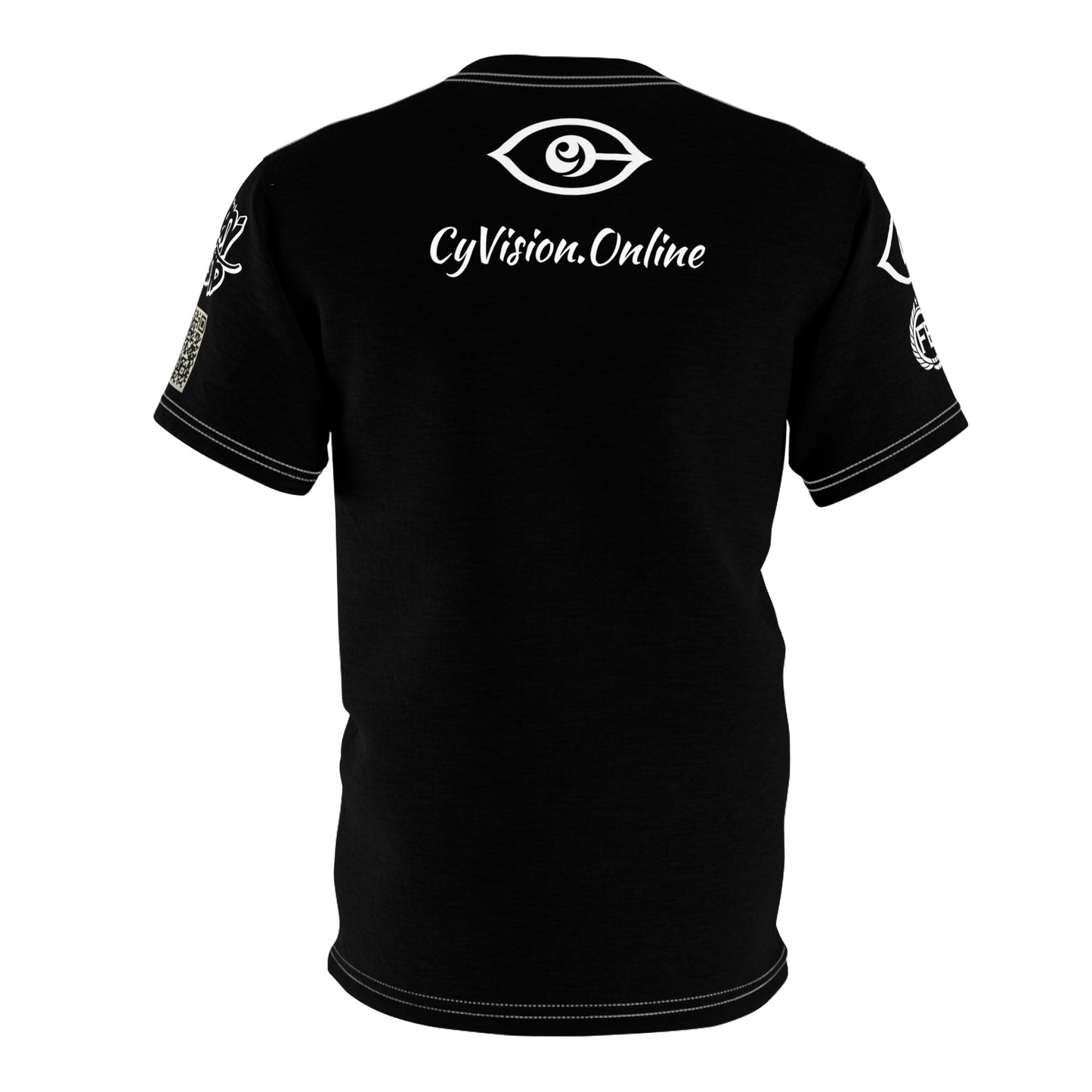 Cymarshall Law & Slimline Mutha - Unisex Cut & Sew Tee - Peaceful Warrior 2: Raw Self Expression Tshirt for Creative Souls