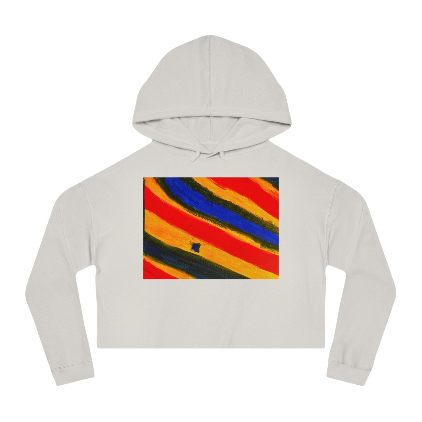 Family Paint Cropped Hooded Sweatshirt 1