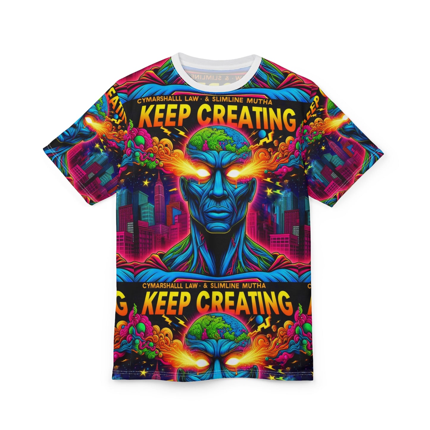 KEEP CREATING - Unisex Cut & Sew Tee (AOP)