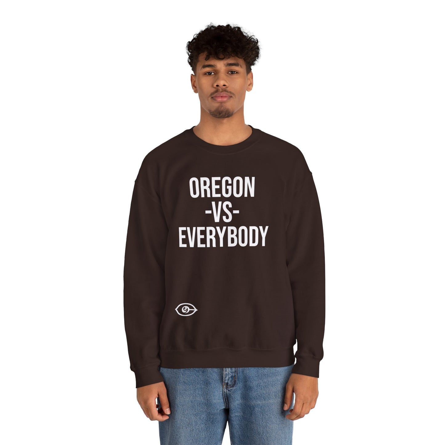 Oregon -VS - Everybody Unisex Heavy Blend™ Crewneck Sweatshirt