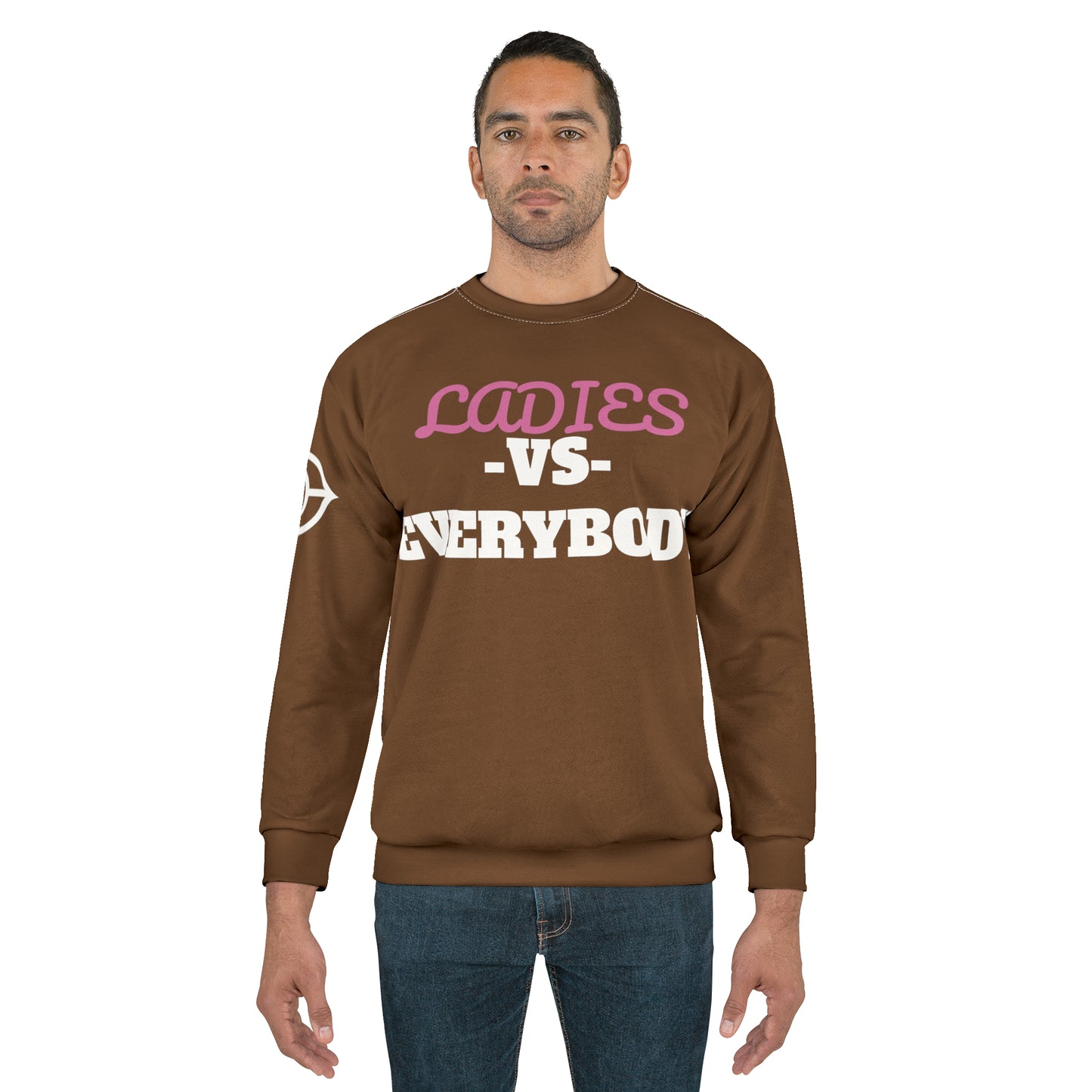 LADIES -VS- EVERYBODY Unisex Sweatshirt (AOP)