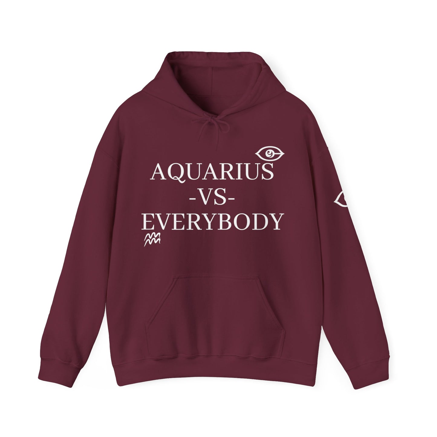 CyVision Aquarius VS Everybody Unisex Heavy Blend™ Hooded Sweatshirt