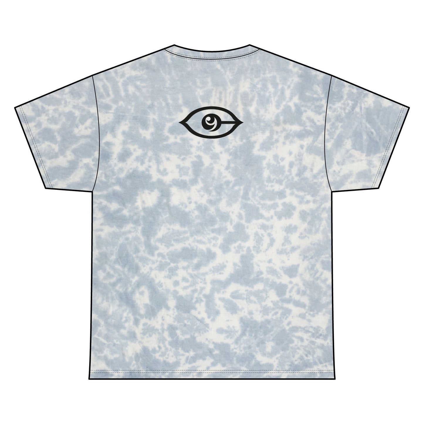 Cymarshall Law Vibrant Tie Dye Tee, Boho Chic Cotton Shirt, Unisex Summer Wear, Festival Outfit, Eye Design Tee, Graphic Casual Top