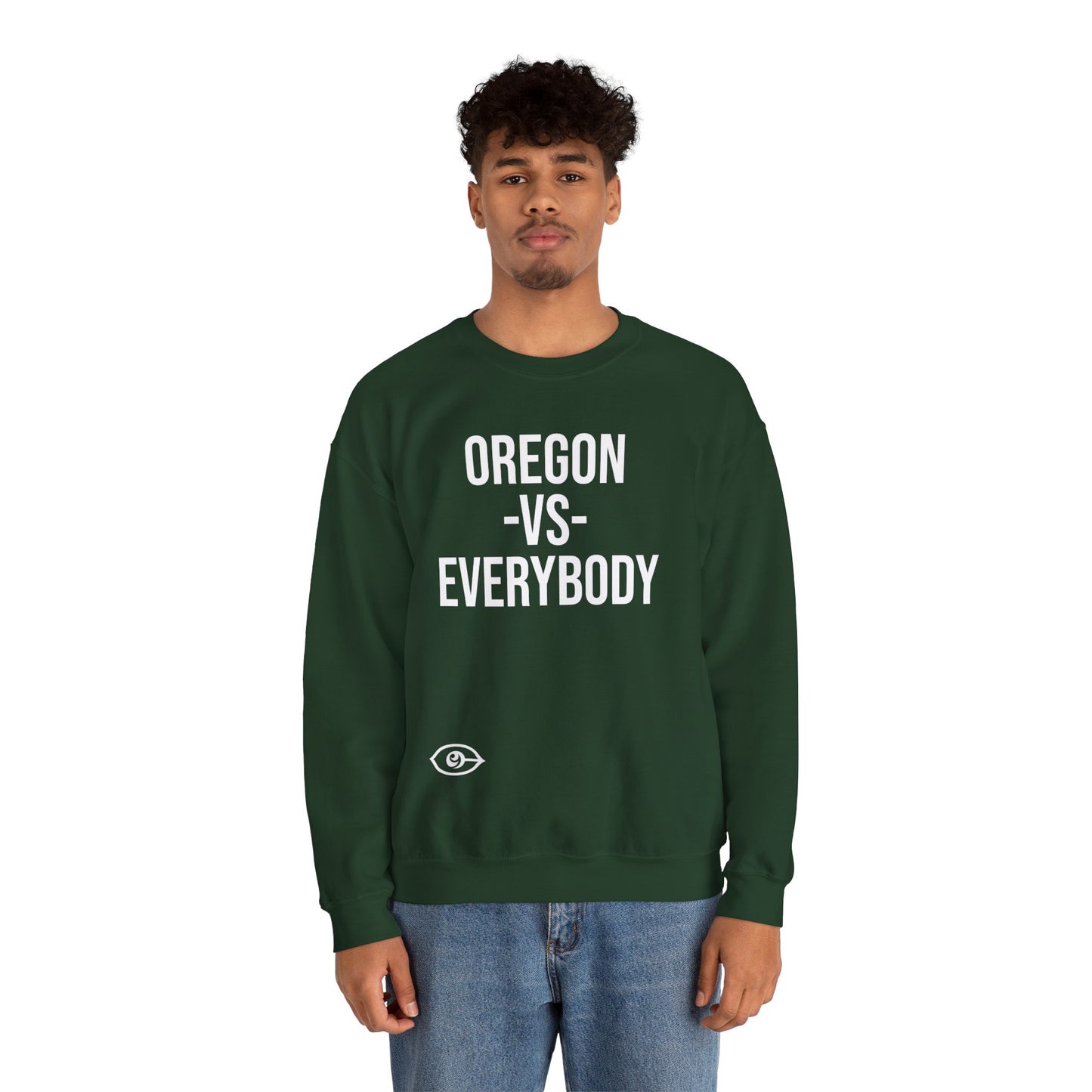 Oregon -VS - Everybody Unisex Heavy Blend™ Crewneck Sweatshirt