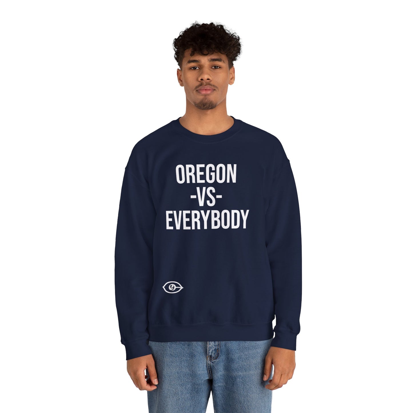 Oregon -VS - Everybody Unisex Heavy Blend™ Crewneck Sweatshirt
