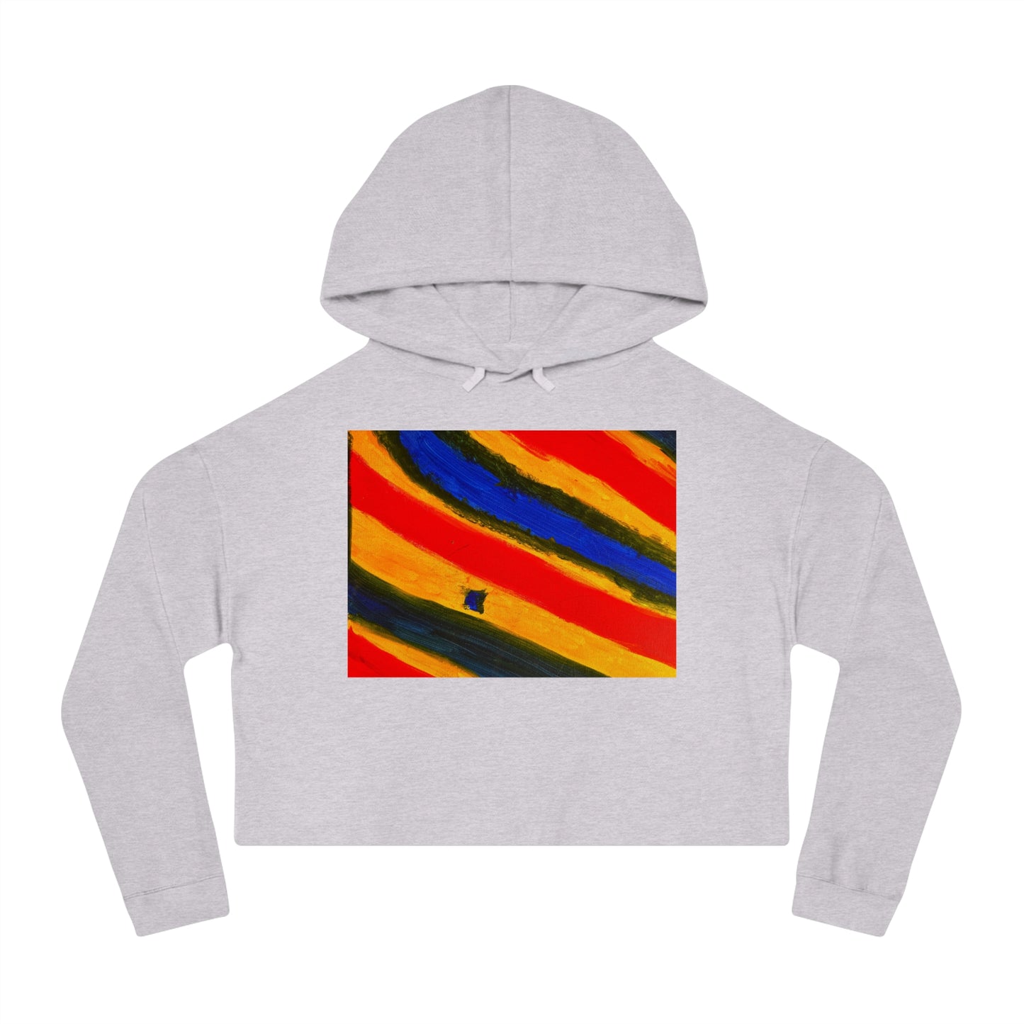 Family Paint Cropped Hooded Sweatshirt 1