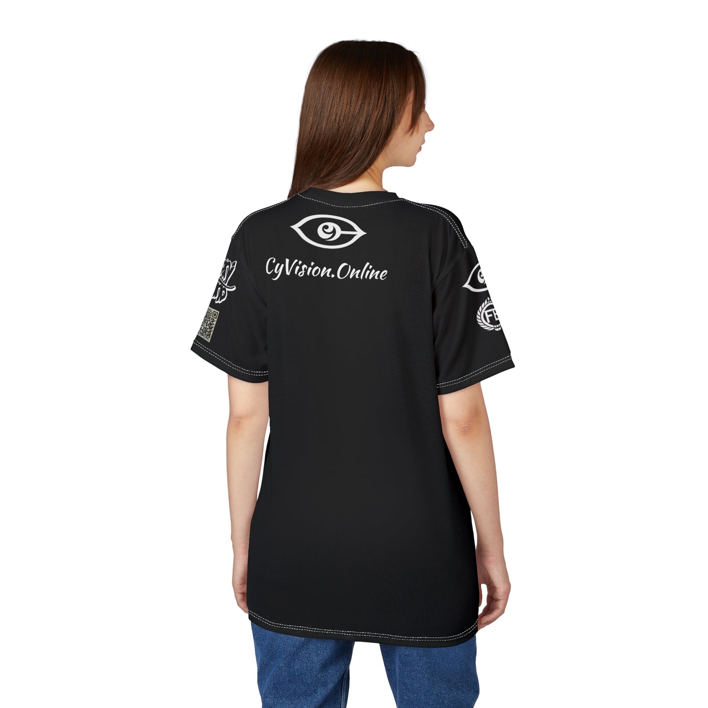 Cymarshall Law & Slimline Mutha - Unisex Cut & Sew Tee - Peaceful Warrior 2: Raw Self Expression Tshirt for Creative Souls