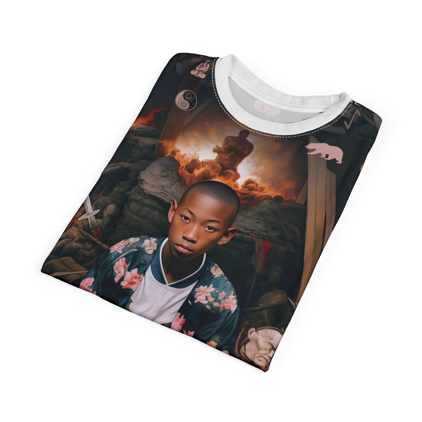 Peaceful Warrior T-Shirt- Unisex Cut & Sew Tee (AOP)