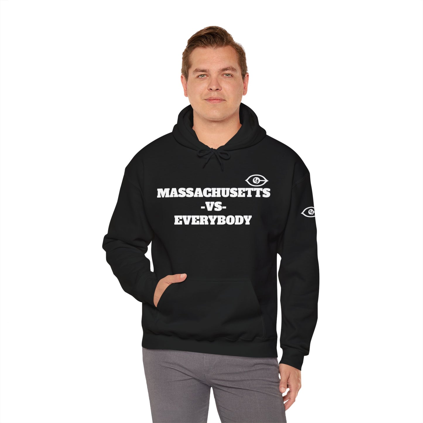 Massachusetts VS Everybody Unisex Heavy Blend™ Hoodie Sweatshirt