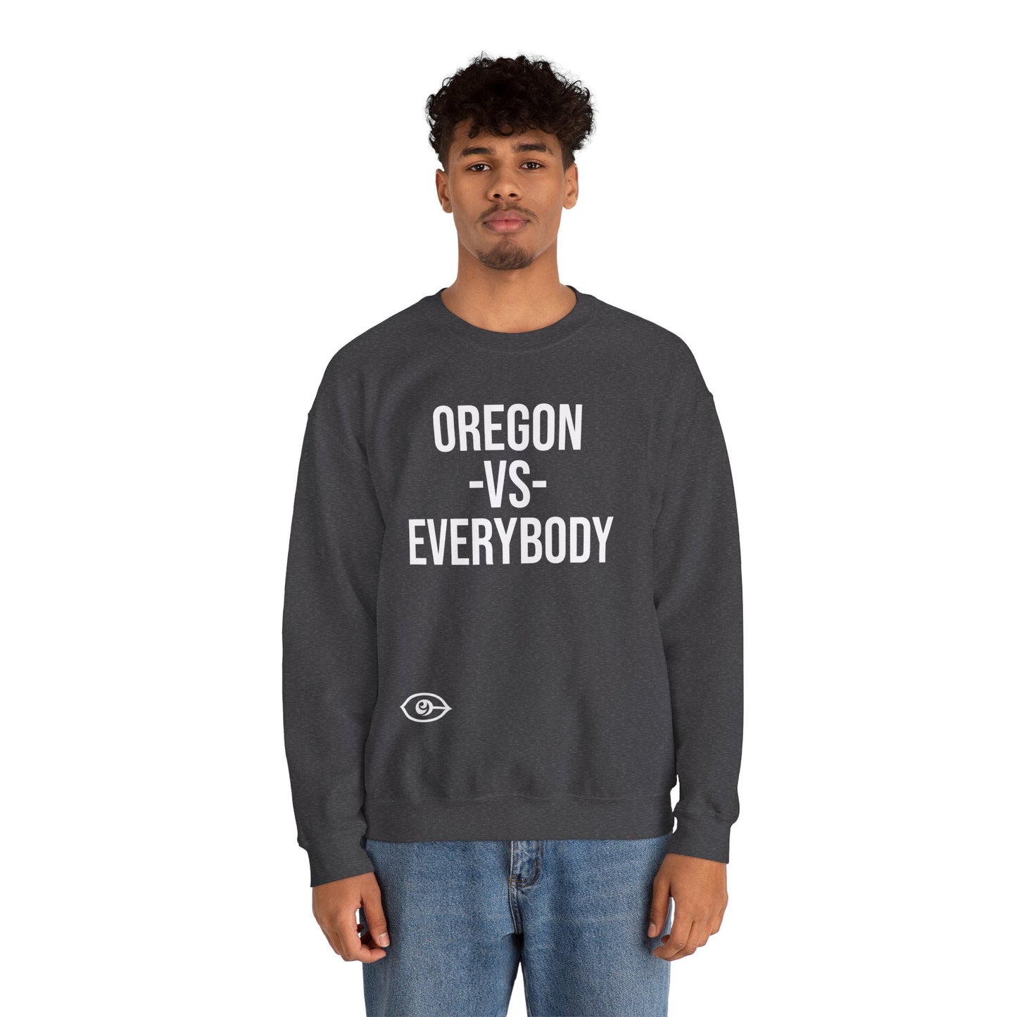Oregon -VS - Everybody Unisex Heavy Blend™ Crewneck Sweatshirt