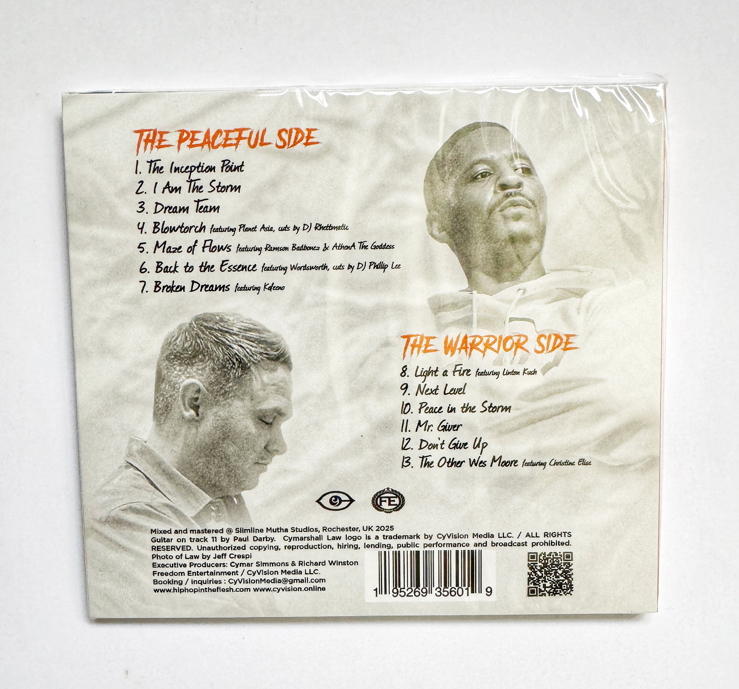 Cymarshall Law & Slimline Mutha - The Peaceful Warrior 2: Raw Self Expression (CD)