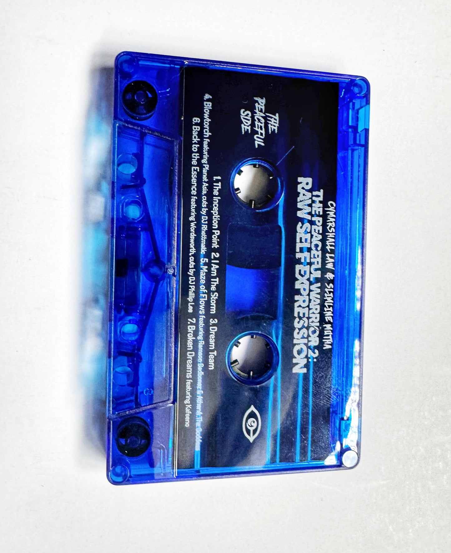 PRE-ORDER - Cymarshall Law & Slimline Mutha - The Peaceful Warrior 2: Raw Self Expression (BLUE TAPE CASSETTE))