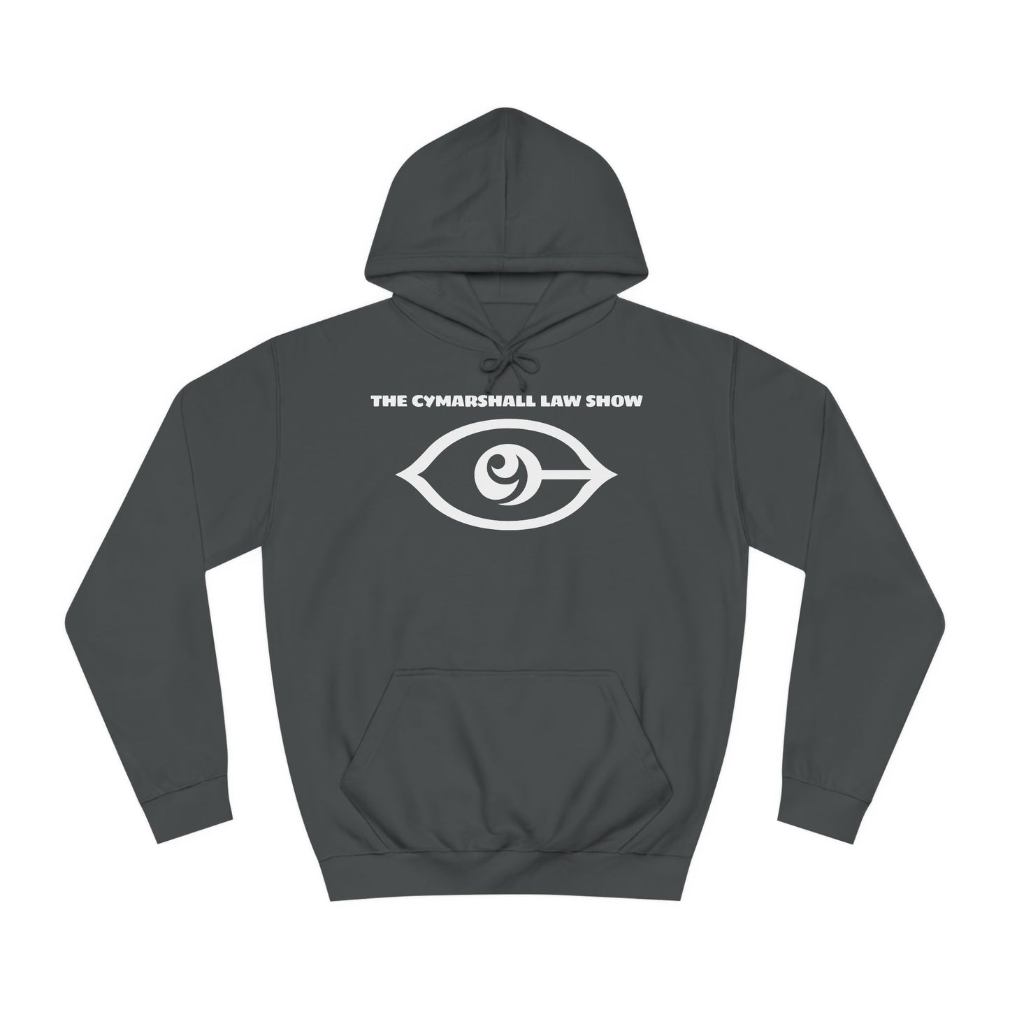 The Cymarshall Law Show (White Logo)Unisex College Hoodie