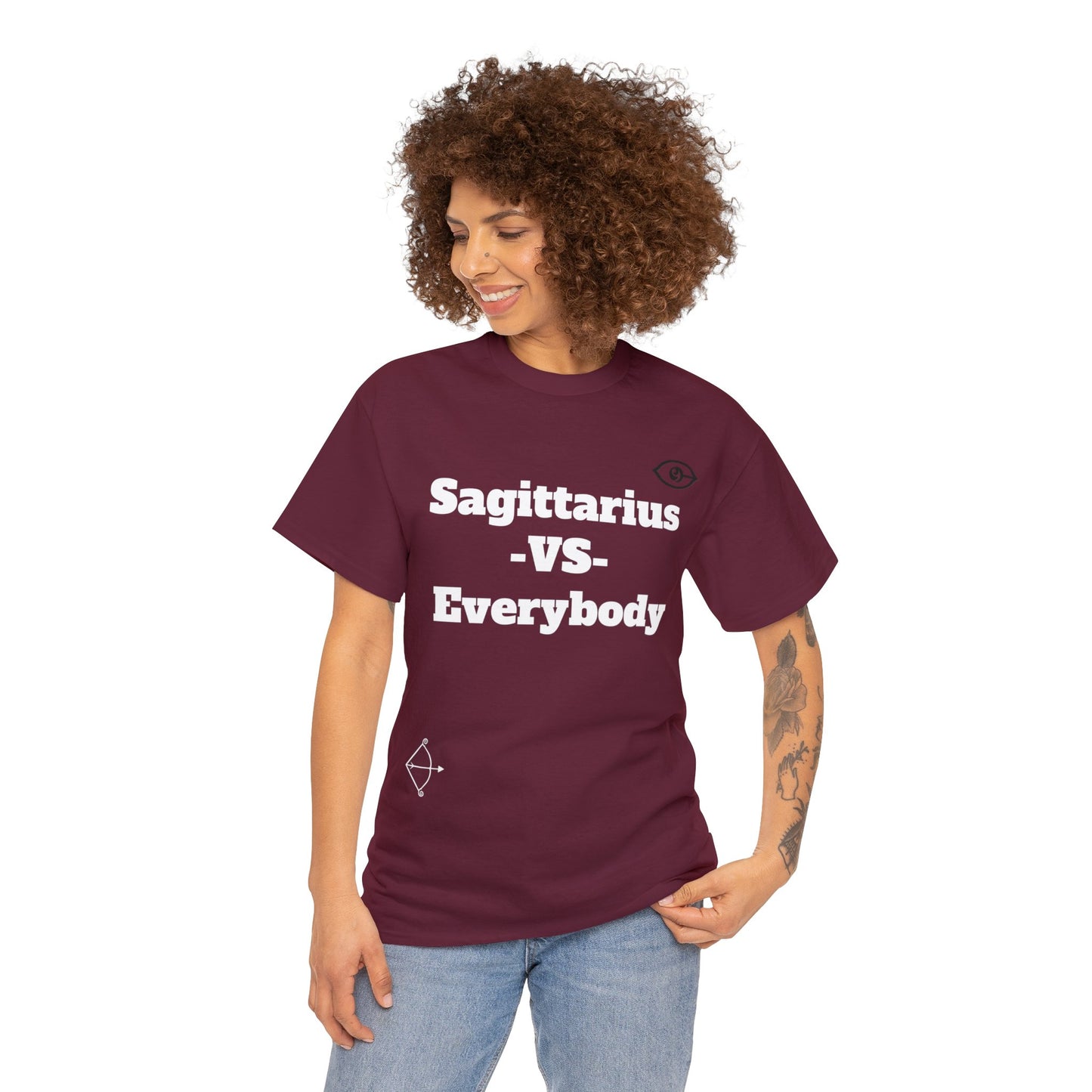 CyVision Sagittarius -VS- Everybody Unisex Heavy Cotton Tee