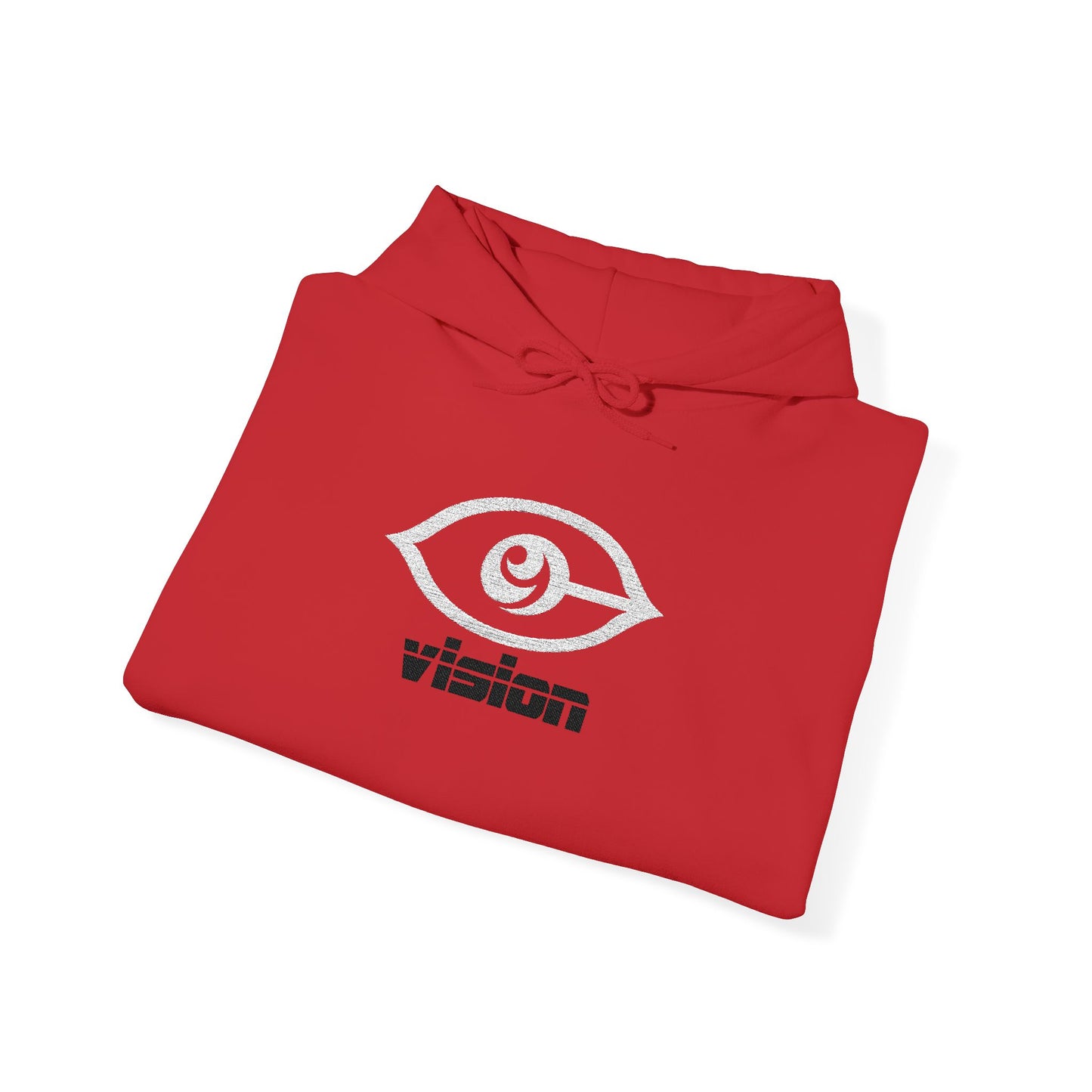Embroidered Third Eye CyViSion Cymarshall Law Minimalist Hoodie — Small Eye Graphic Streetwear Hoodie