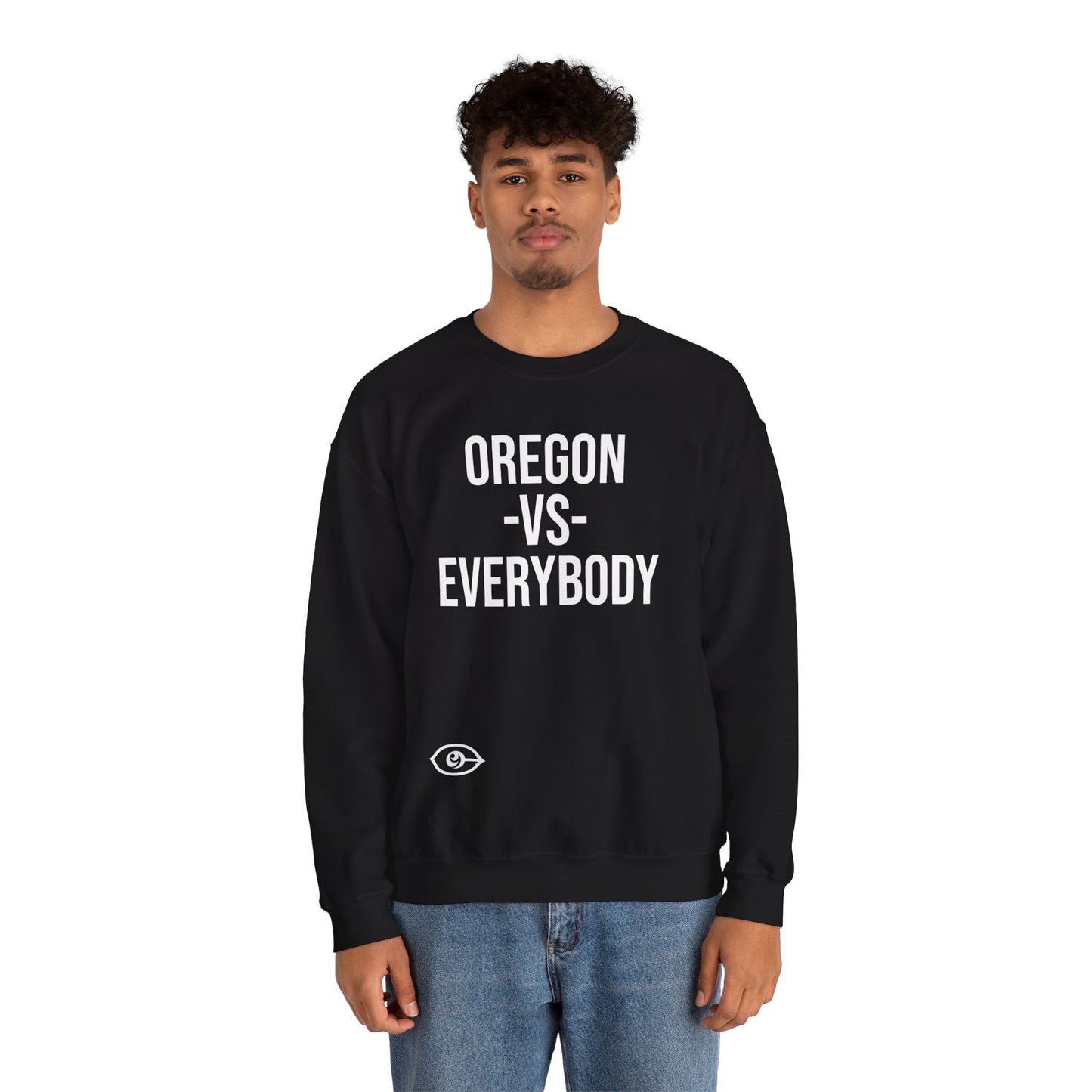 Oregon  -VS - Everybody Unisex Heavy Blend™ Crewneck Sweatshirt