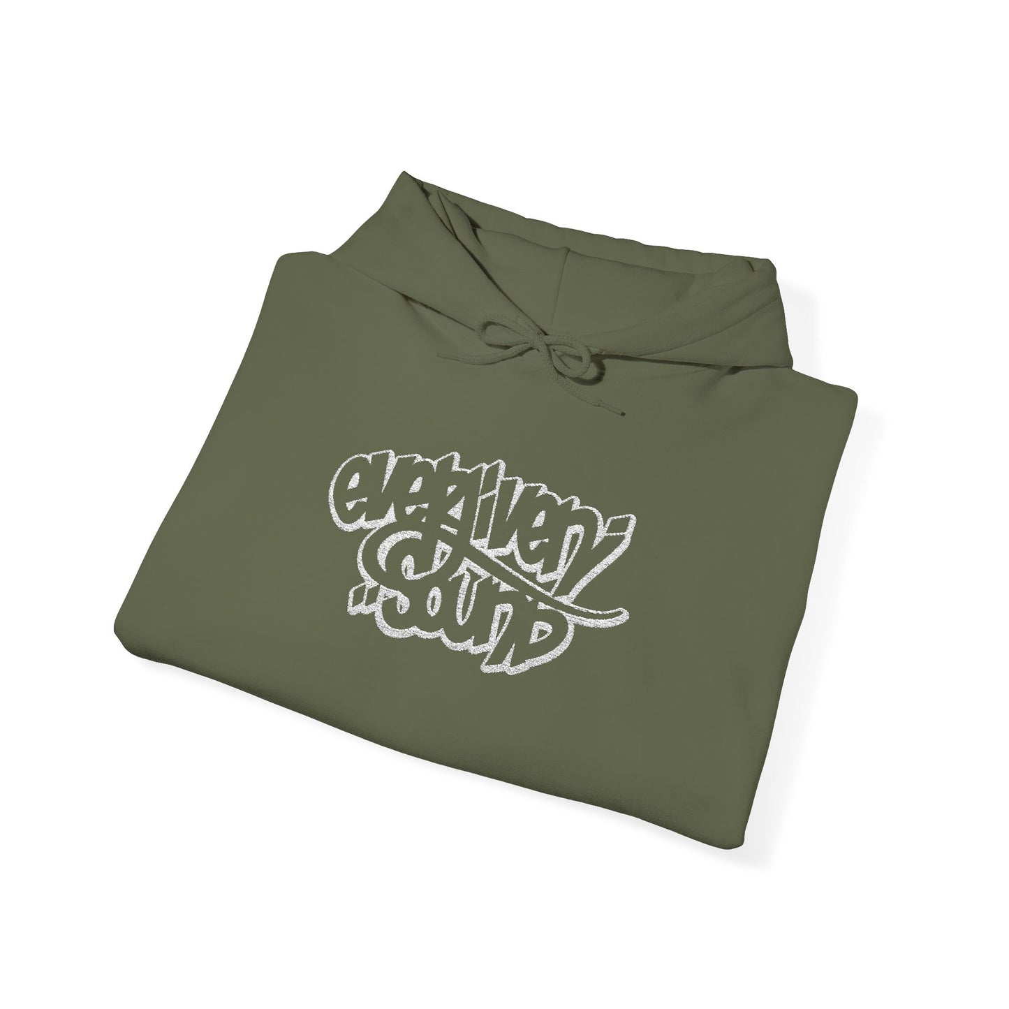 Everliven Sound Embroidery Graf Graphic Hoodie – Minimalist White Eye Design Hooded Sweatshirt
