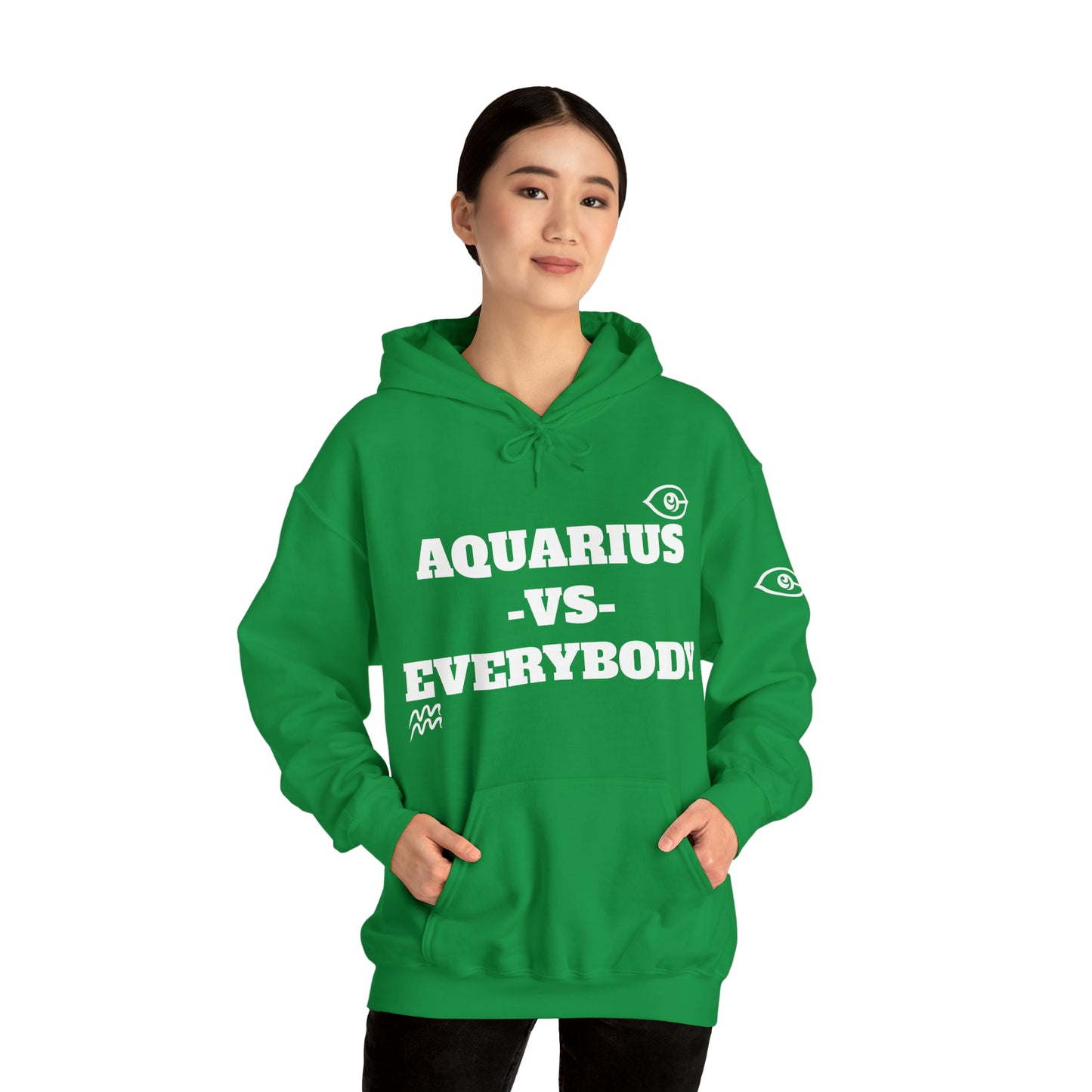 CyVision Aquarius VS Everybody Unisex Heavy Blend™ Hooded Sweatshirt
