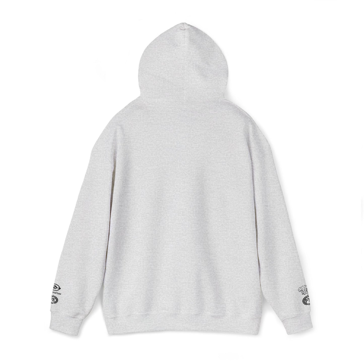 Embroidered Third Eye CyViSion Cymarshall Law Minimalist Hoodie — Small Eye Graphic Streetwear Hoodie
