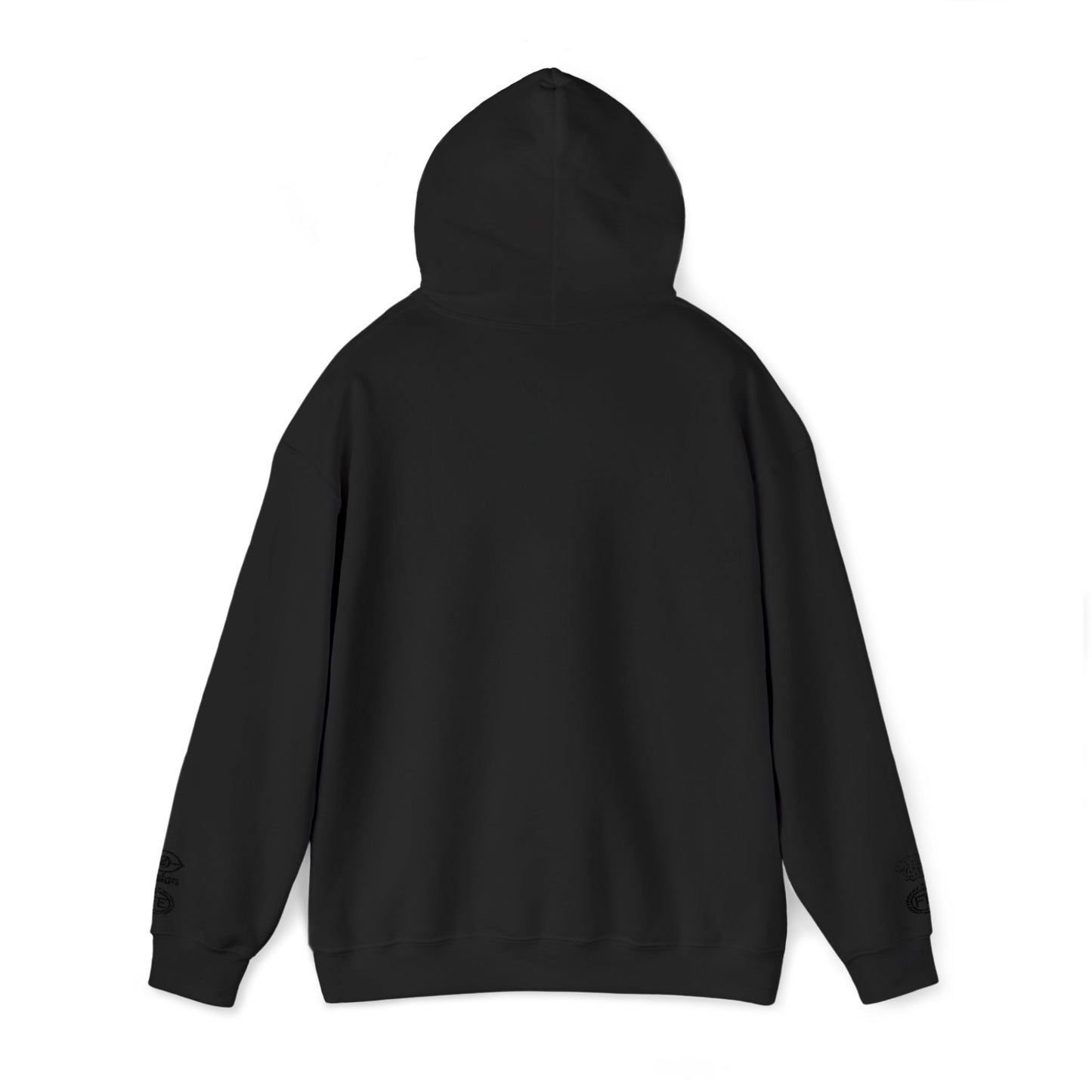 Everliven Sound Embroidery Graf Graphic Hoodie – Minimalist White Eye Design Hooded Sweatshirt