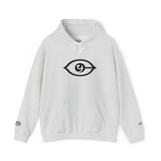 Embroidered Third Eye CyViSion Cymarshall Law Minimalist Hoodie — Small Eye Graphic Streetwear Hoodie