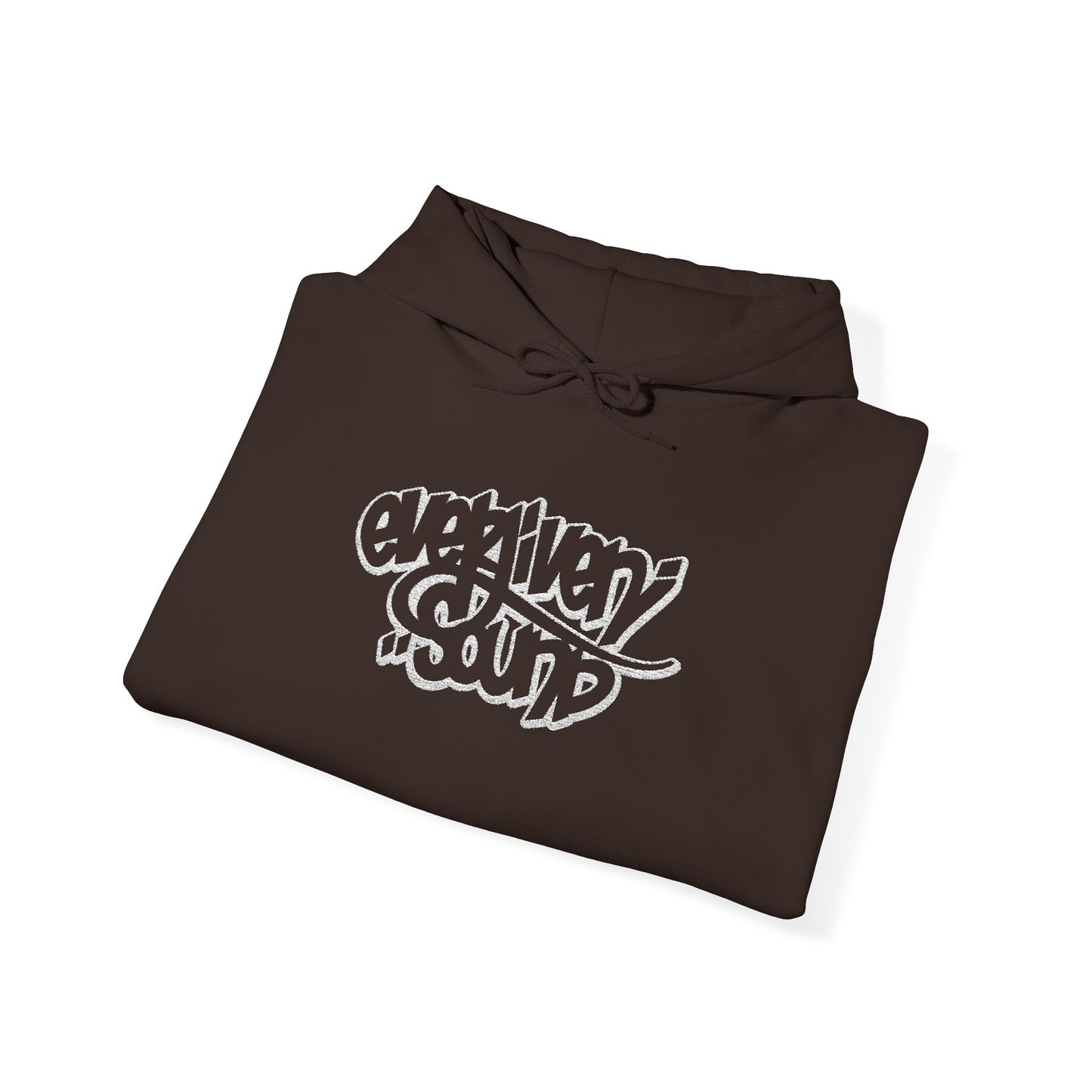 Everliven Sound Embroidery Graf Graphic Hoodie – Minimalist White Eye Design Hooded Sweatshirt