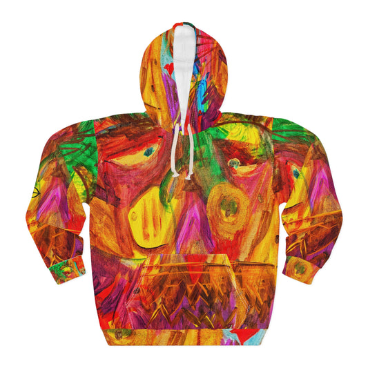 Family Paint Night Pullover Hoodie Three