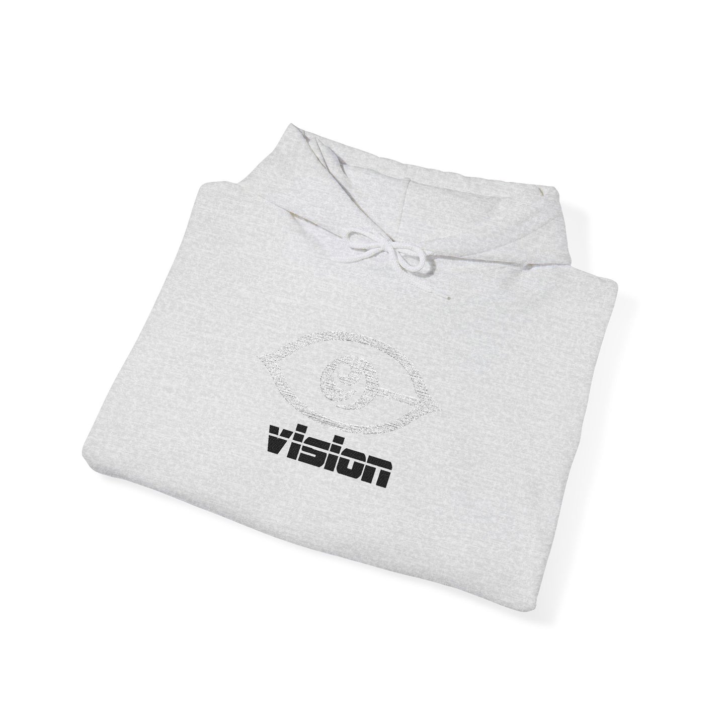 Embroidered Third Eye CyViSion Cymarshall Law Minimalist Hoodie — Small Eye Graphic Streetwear Hoodie