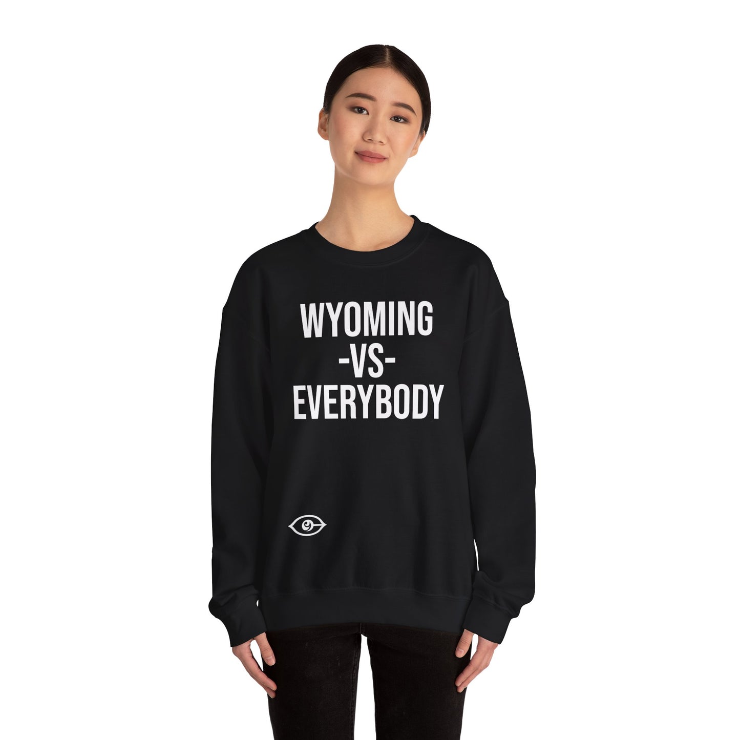 Wyoming  -VS - Everybody Unisex Heavy Blend™ Crewneck Sweatshirt