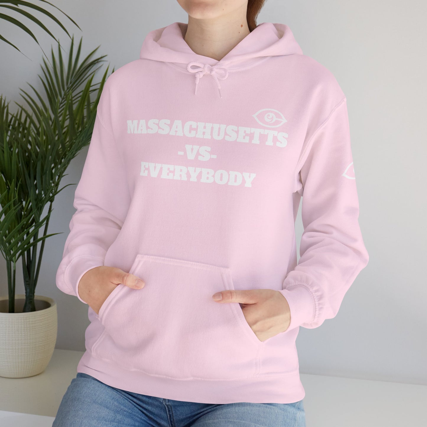 Massachusetts VS Everybody Unisex Heavy Blend™ Hoodie Sweatshirt