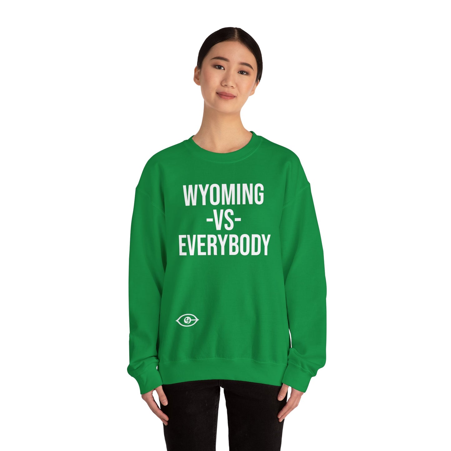 Wyoming  -VS - Everybody Unisex Heavy Blend™ Crewneck Sweatshirt