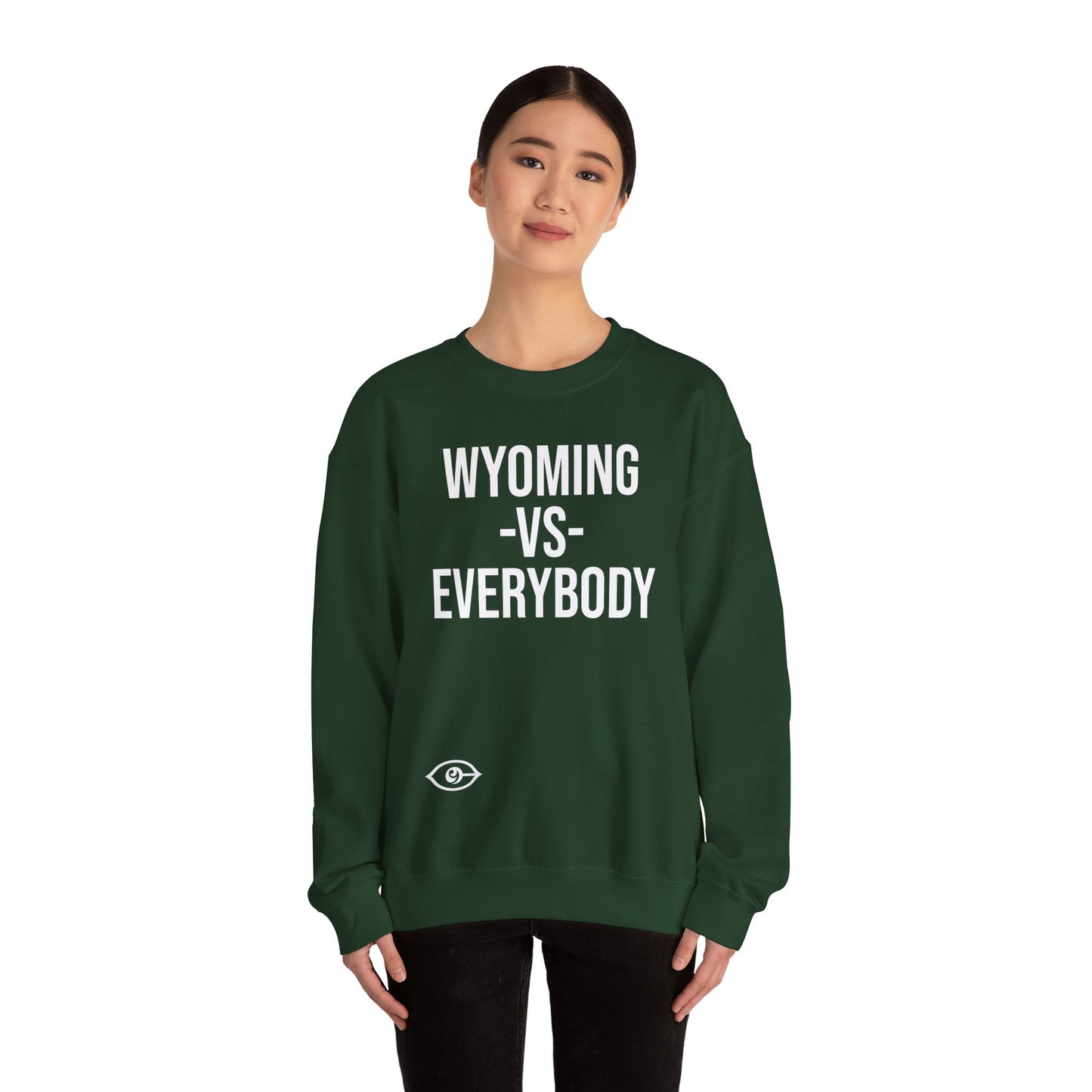 Wyoming  -VS - Everybody Unisex Heavy Blend™ Crewneck Sweatshirt