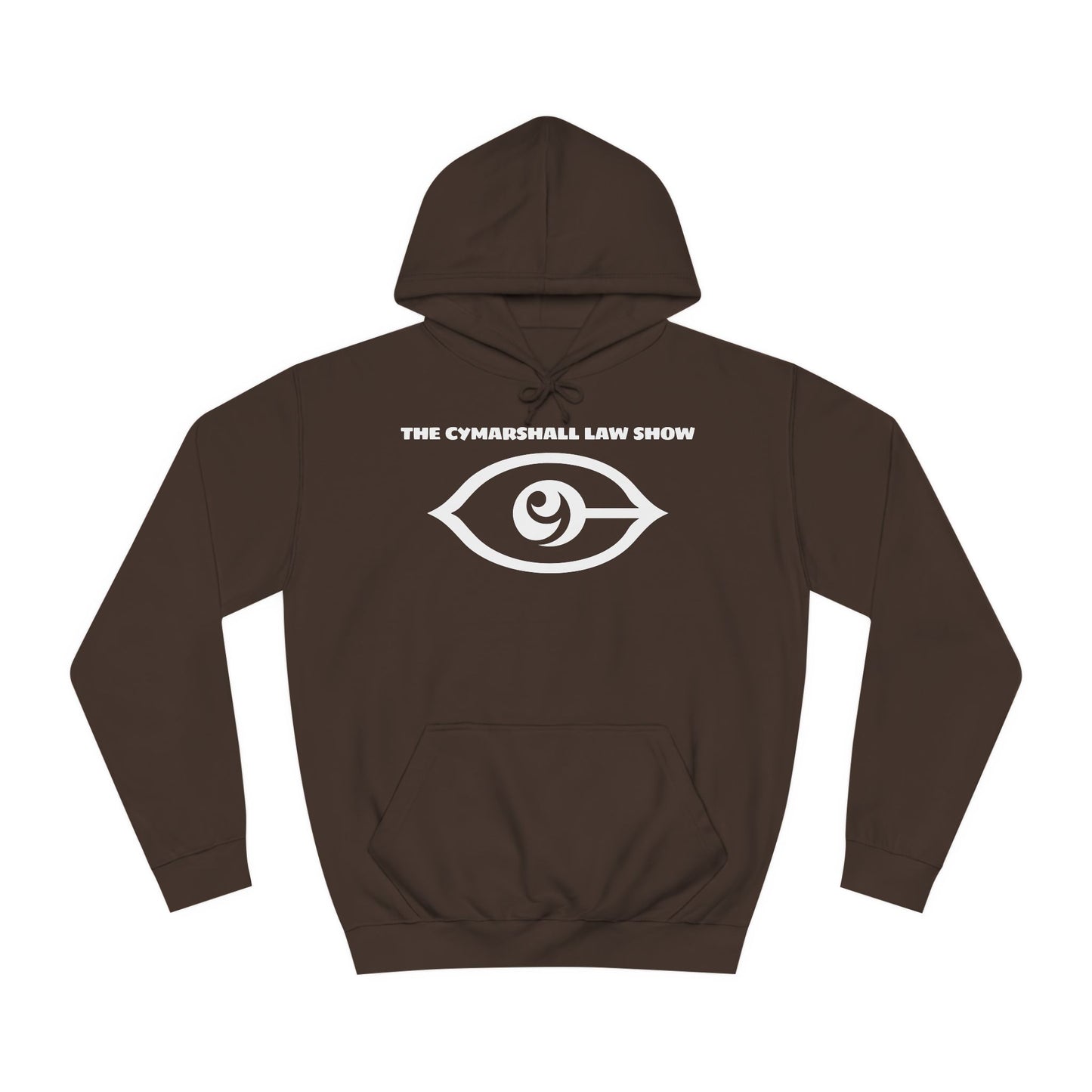 The Cymarshall Law Show (White Logo)Unisex College Hoodie