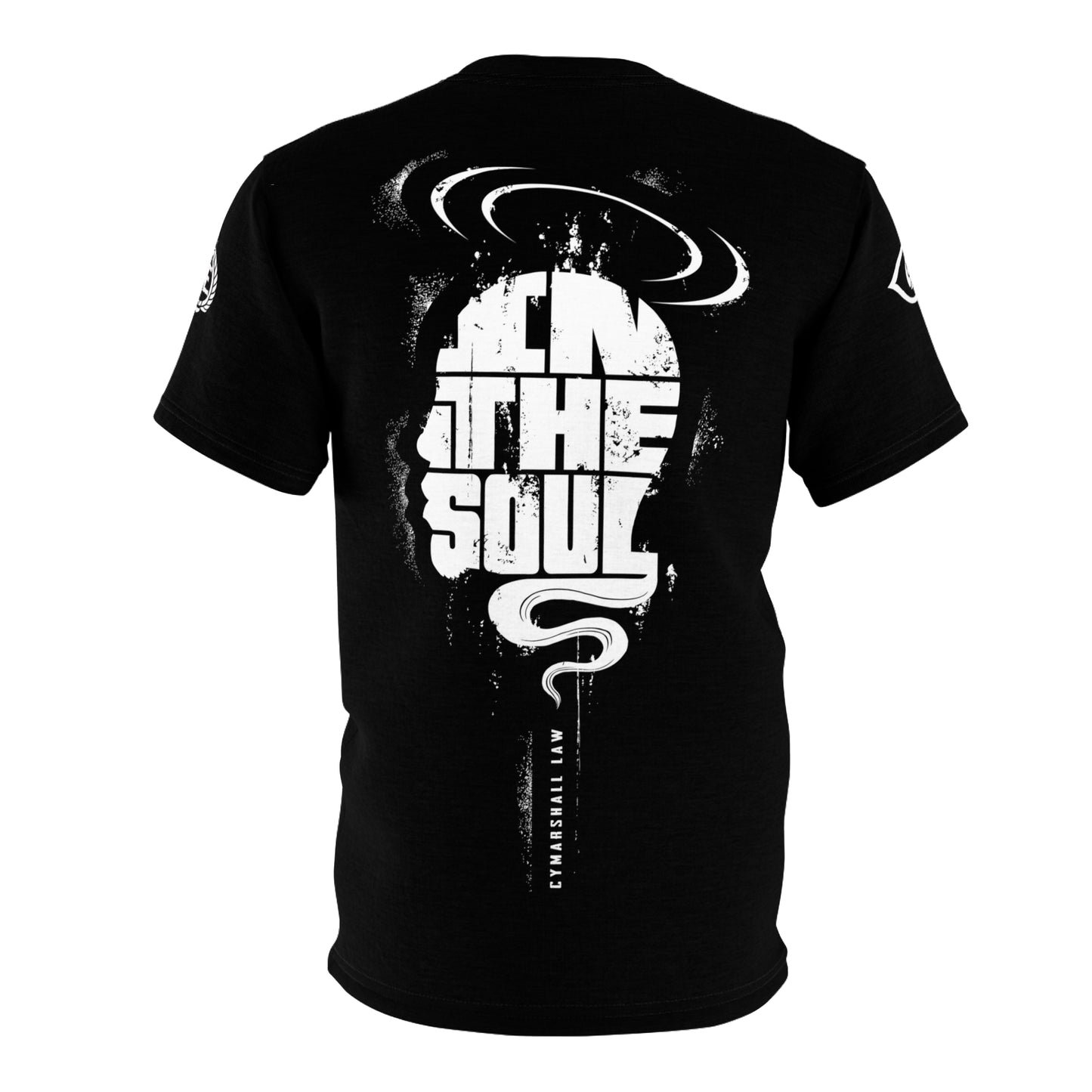 I AM HIP HOP IN THE SOUL - (Black/White) Unisex Cut & Sew Tee (AOP)