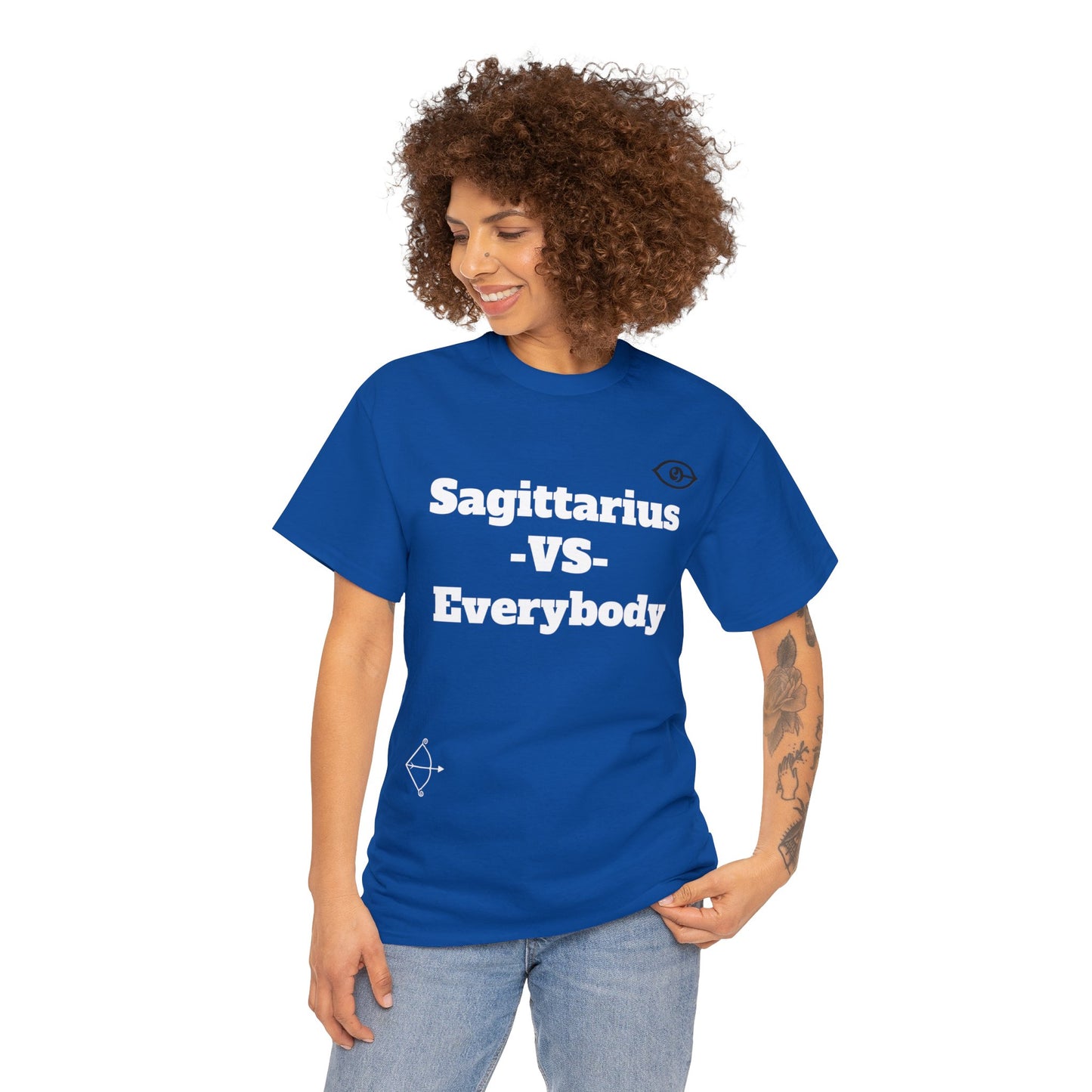 CyVision Sagittarius -VS- Everybody Unisex Heavy Cotton Tee