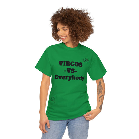 CyVision Virgos -VS- Everybody Unisex Heavy Cotton Tee