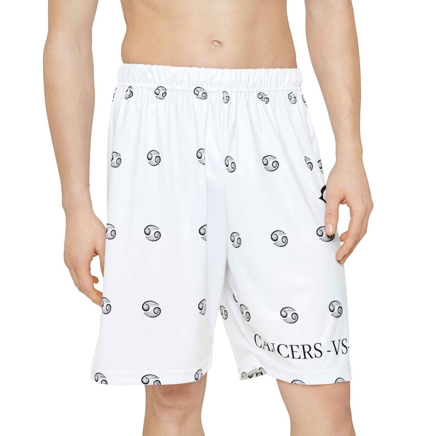 CANCERS -VS- EVERYBODY Men’s Sports Shorts (AOP)