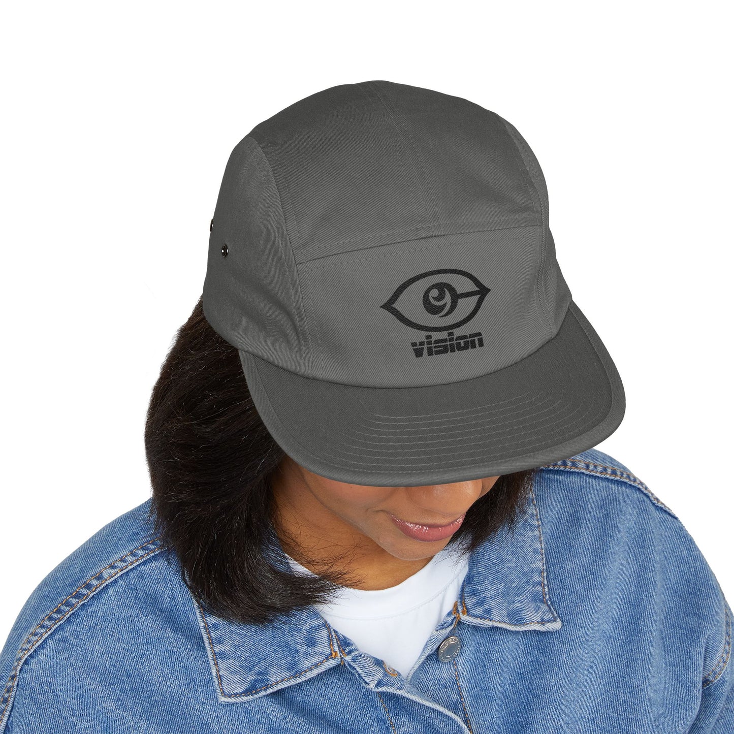 Embroidered Cy Vision 5-Panel Cap — Casual Streetwear Baseball Hat