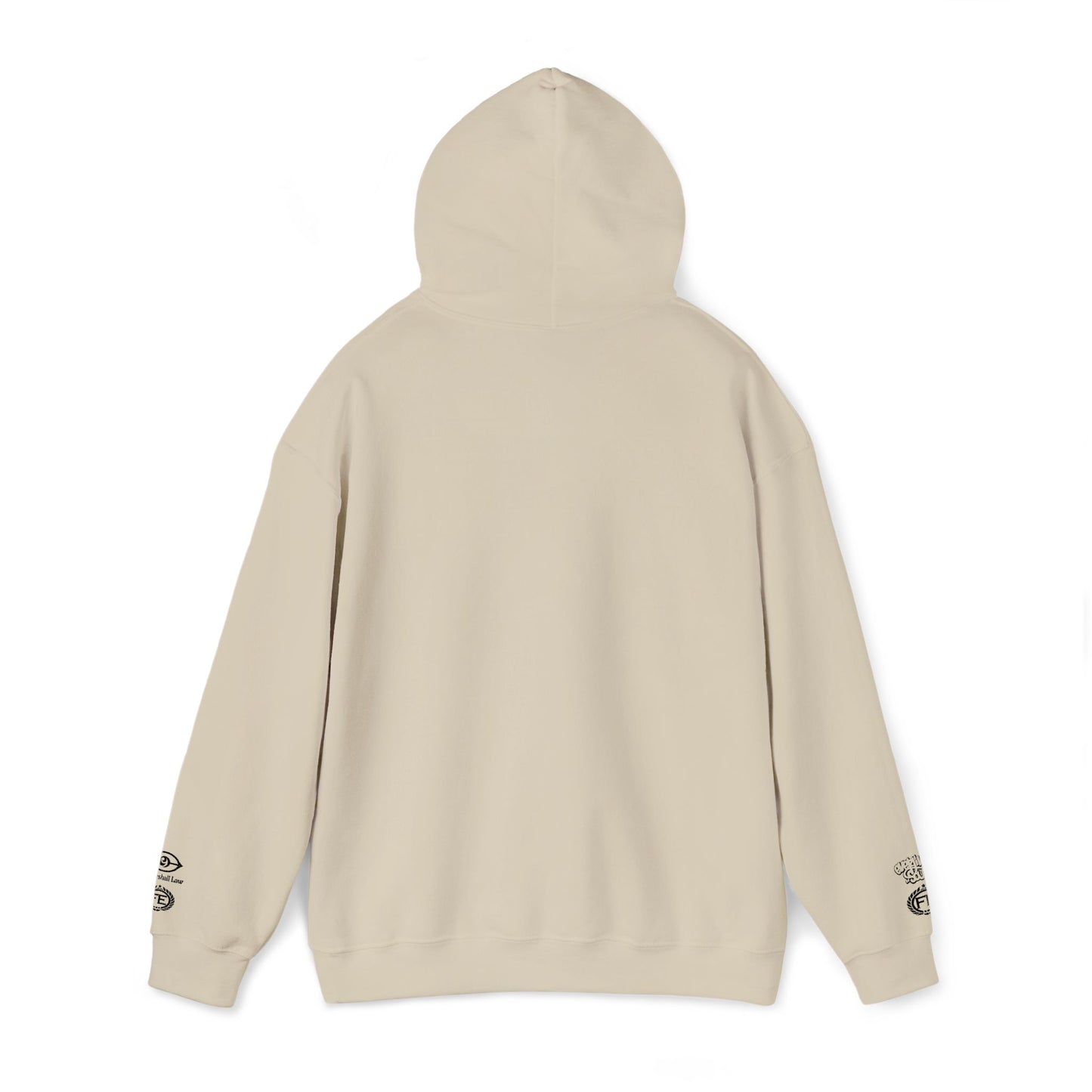 Embroidered Third Eye CyViSion Cymarshall Law Minimalist Hoodie — Small Eye Graphic Streetwear Hoodie