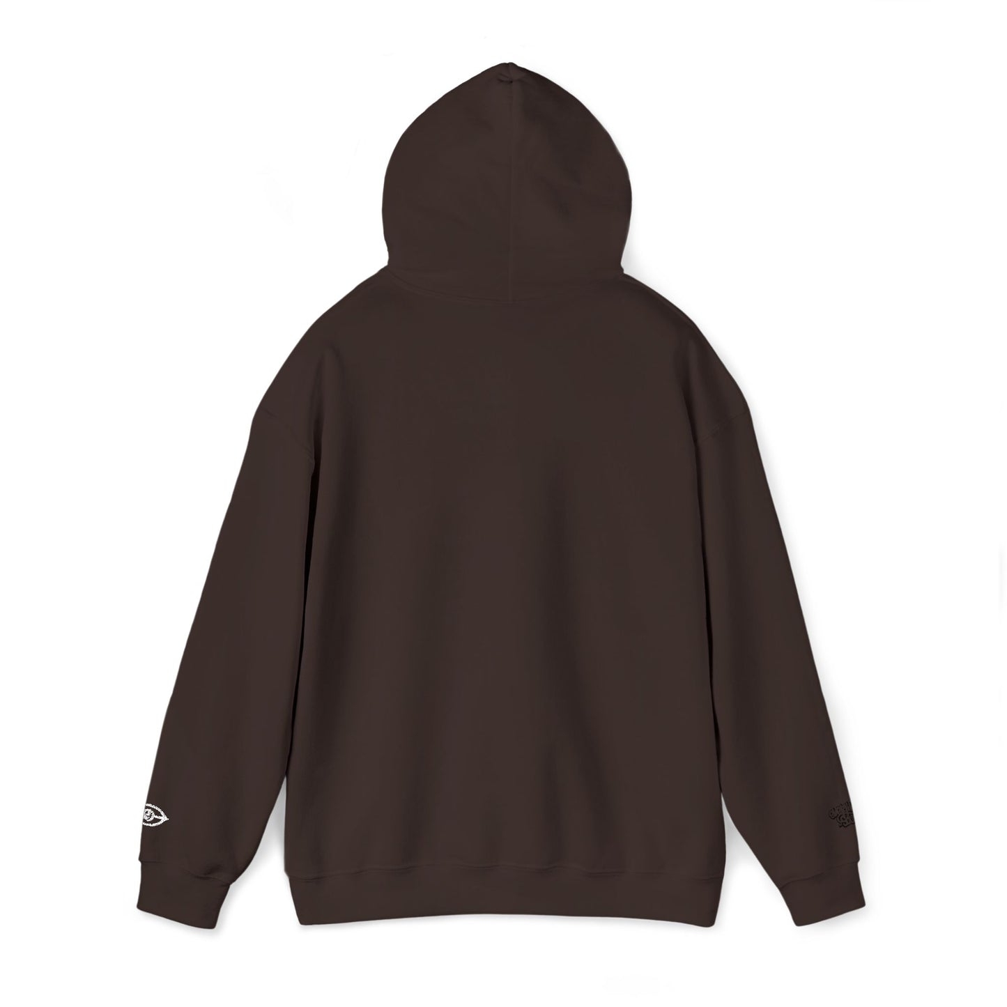 Embroidered Cymarshall Law CyVision Eye Graphic Hoodie – Minimalist White Eye Design Hooded Sweatshirt